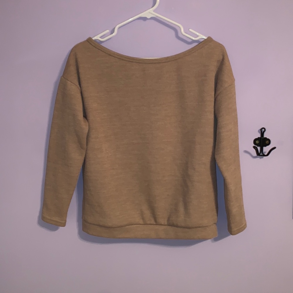 wide neck sweater